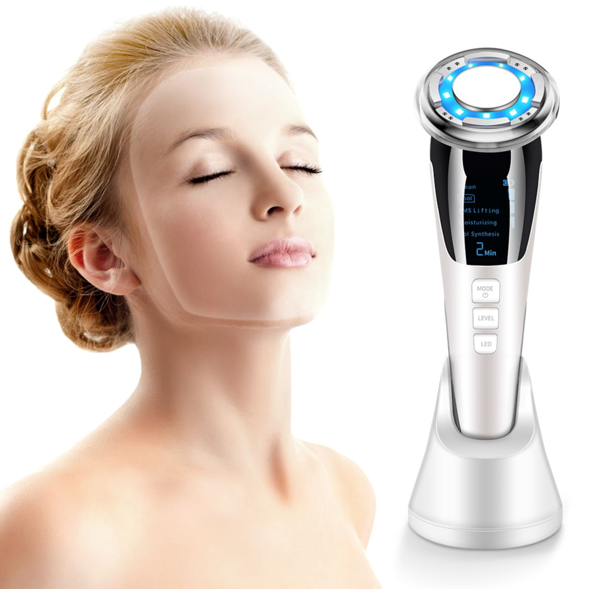 Masajeador de Radiofrecuencia facial