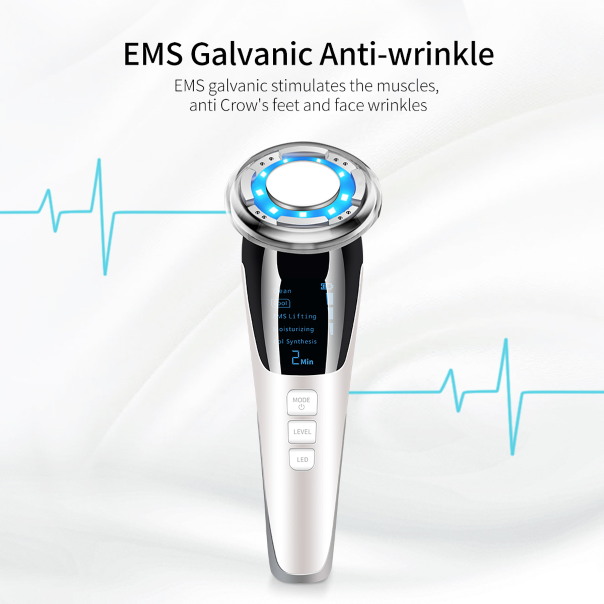 Masajeador de Radiofrecuencia facial