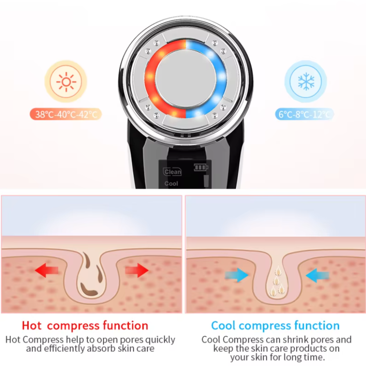 Masajeador de Radiofrecuencia facial