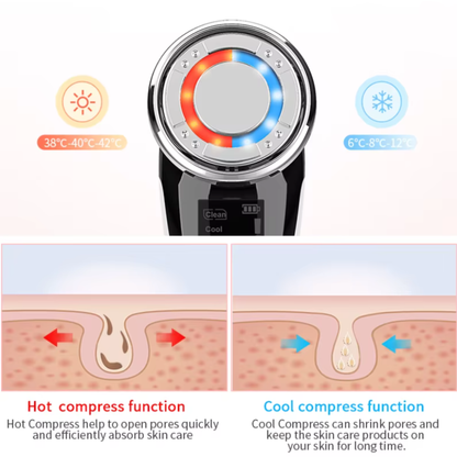 Masajeador de Radiofrecuencia facial